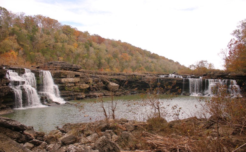 Surrounded By Waterfalls